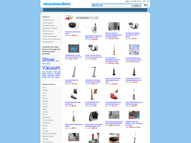 www.vacuumauctions.com