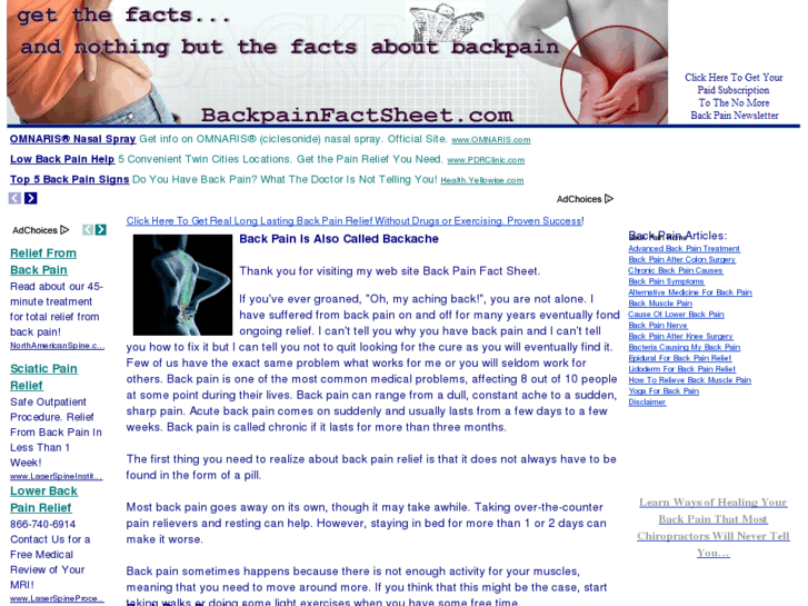 www.backpainfactsheet.com