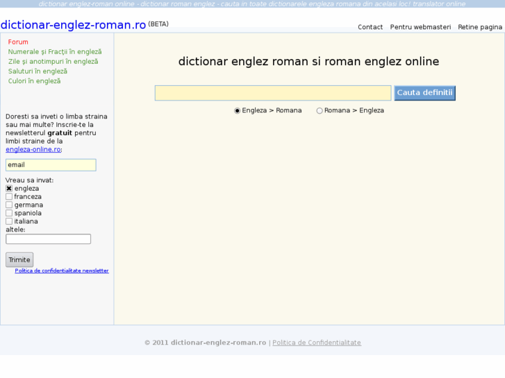 www.dictionar-englez-roman.ro