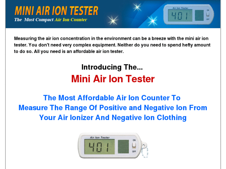 www.miniairiontester.com