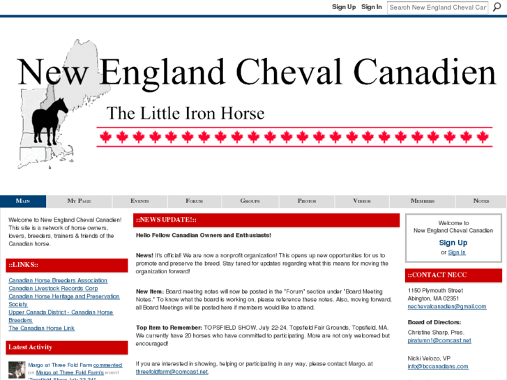 www.newenglandchevalcanadien.com