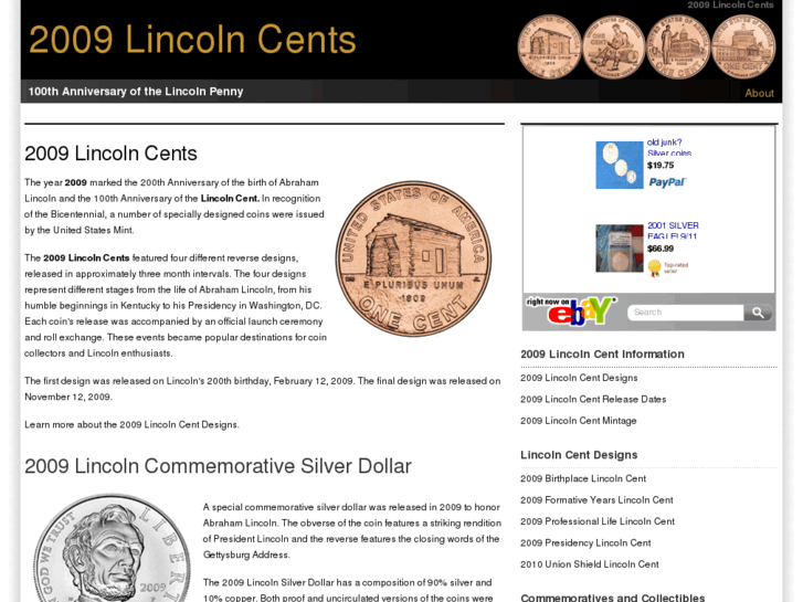 www.2009lincolncents.com