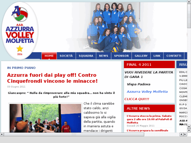 www.azzurravolleymolfetta.com