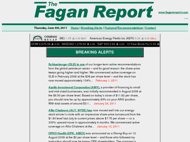 www.faganreport.com