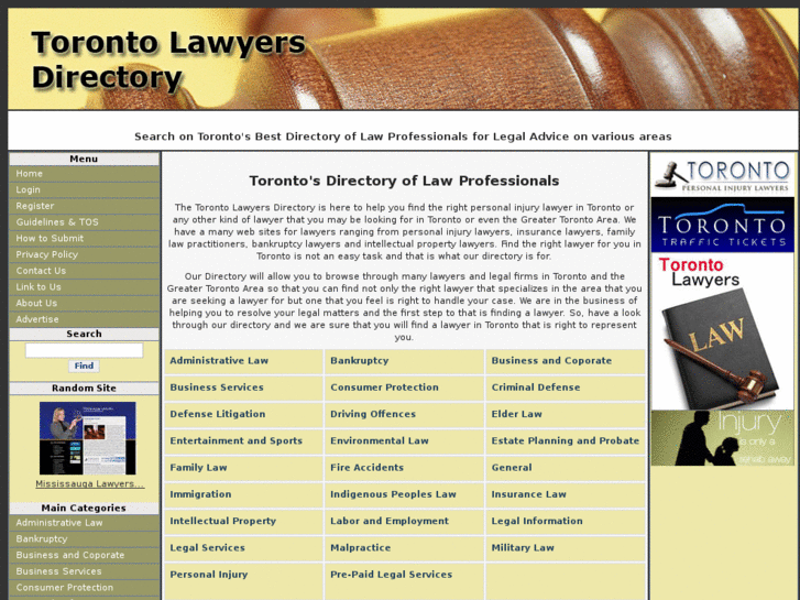 www.findtorontolawyers.ca