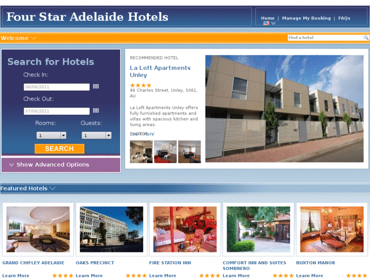 www.fourstaradelaidehotels.com