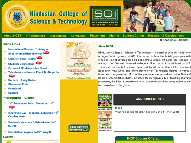 www.hcst.edu.in