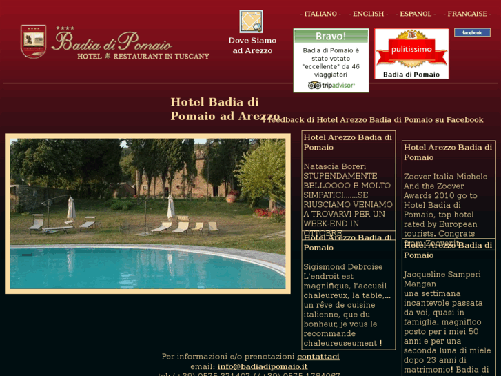 www.hotelbadiadipomaioarezzo.it