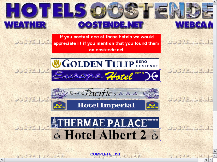 www.hoteloostende.info