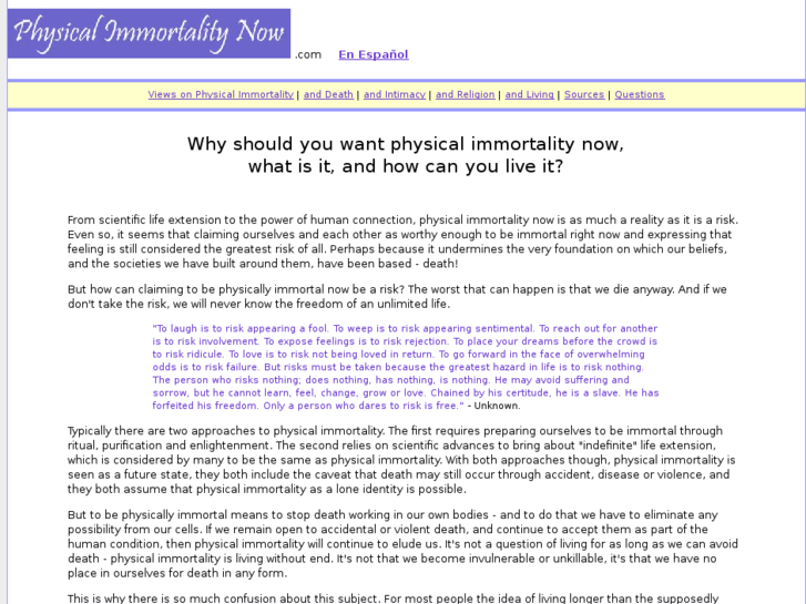 www.physical-immortality.net