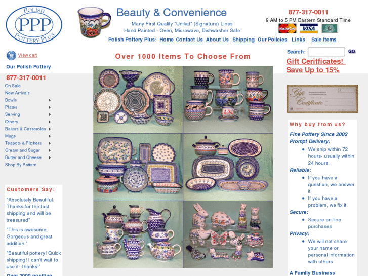 www.polish-pottery-plus.com