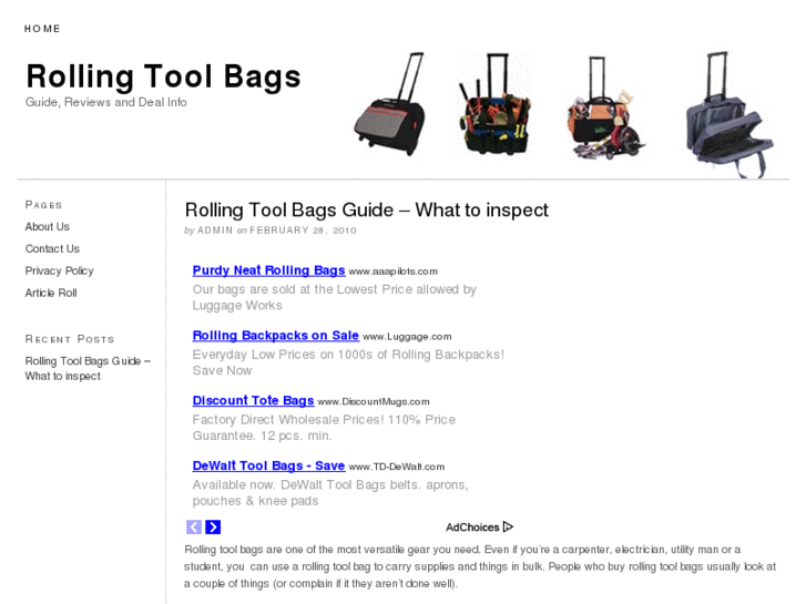 www.rollingtoolbags.net