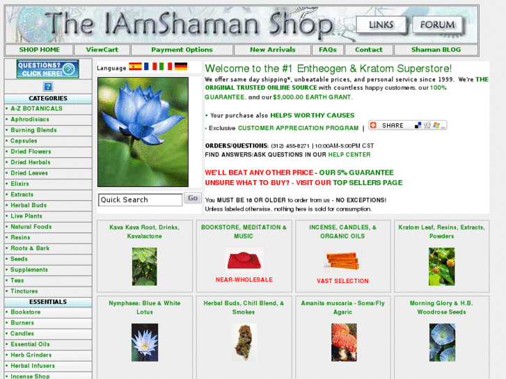 www.shamanic-extracts.org