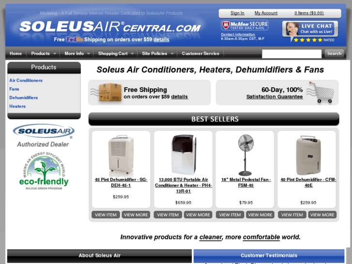 www.soleusaircentral.com