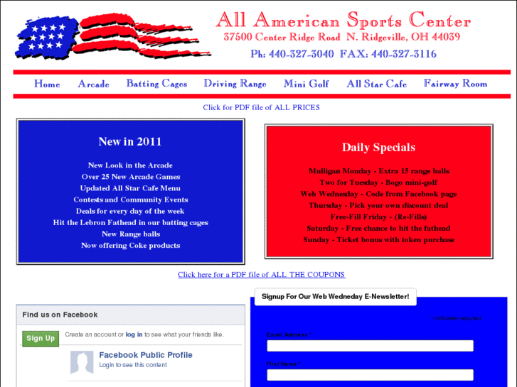 www.allamericansportscenter.com