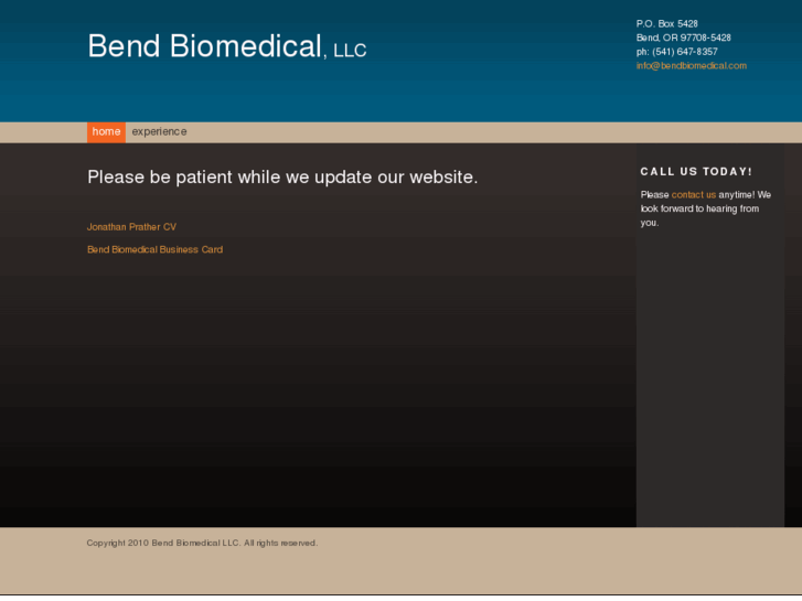 www.bendbiomedical.com