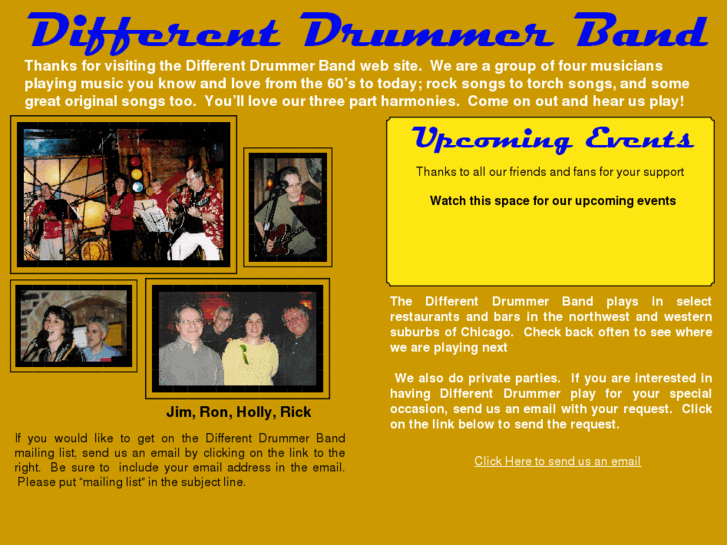 www.differentdrummerband.com