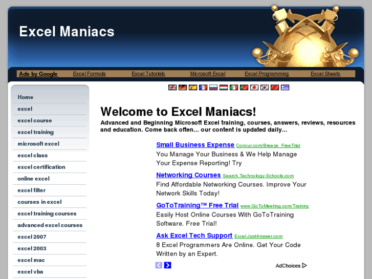 www.excelmaniacs.com