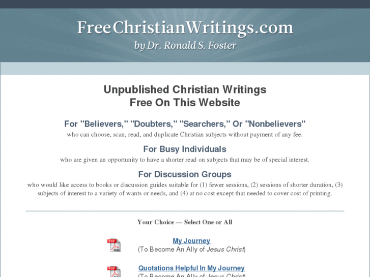 www.freechristianwritings.com