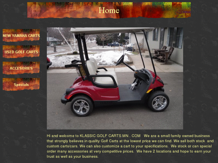 www.klassicgolfcartsmn.com