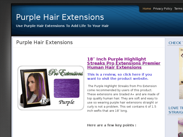 www.purple-hair-extensions.com