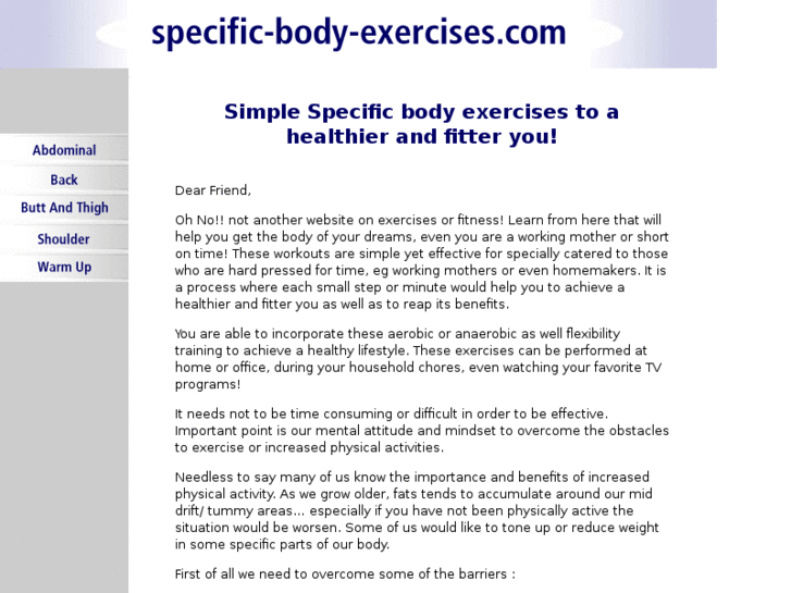 www.specific-body-exercises.com