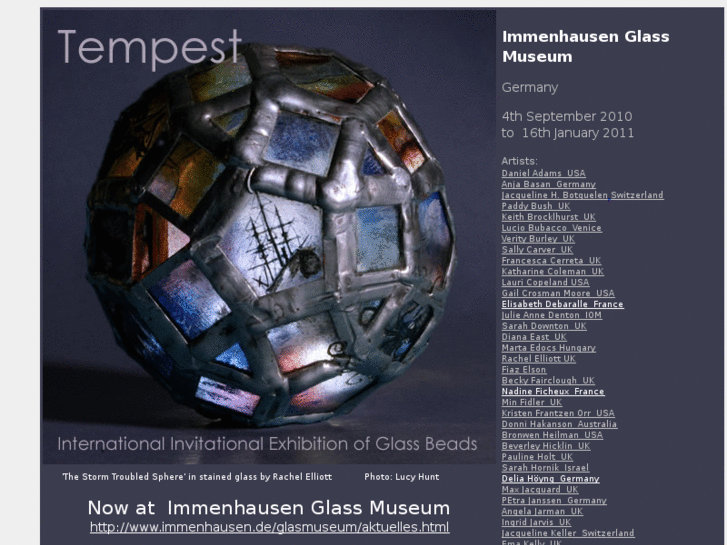 www.tempestglassbeadexhibition.org