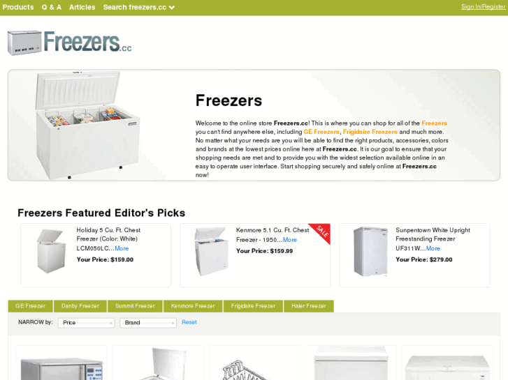 www.cheapcompactfreezers.com