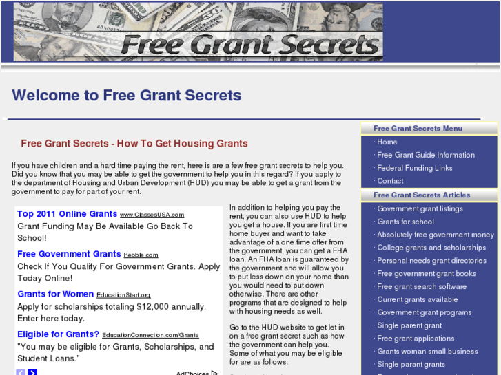 www.freegrant-secrets.com