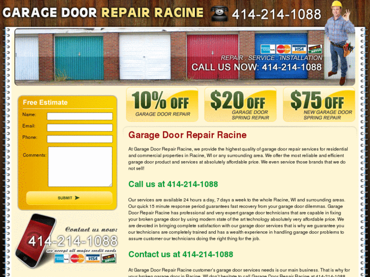 www.garagedoorrepairracine.com