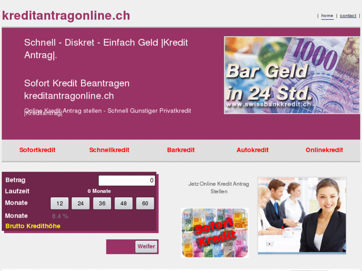 www.kreditantragonline.ch