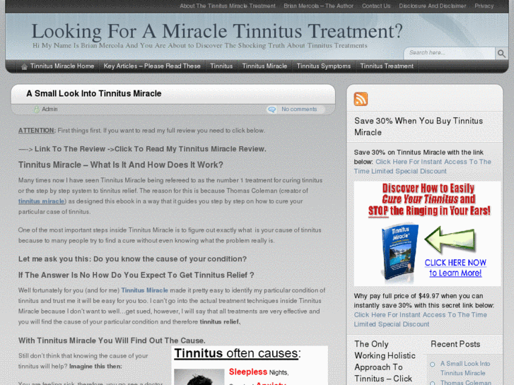 www.miracletinnitustreatment.com