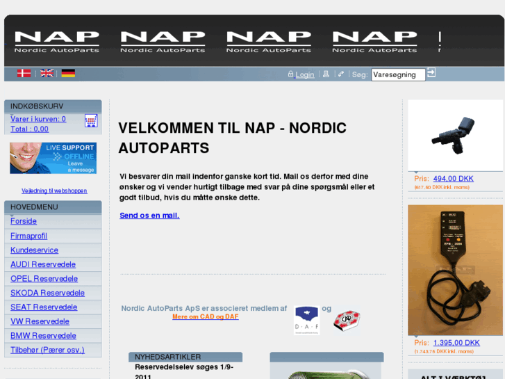www.nordicautoparts.dk
