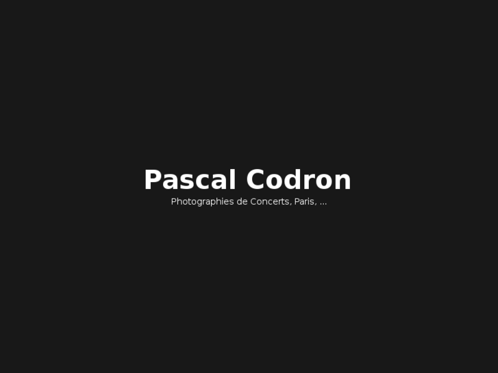 www.pascalcodron.com