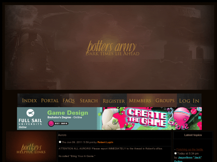 www.pottersarmy.net