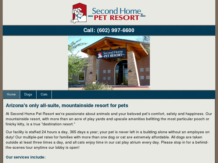 www.secondhomepetresort.mobi