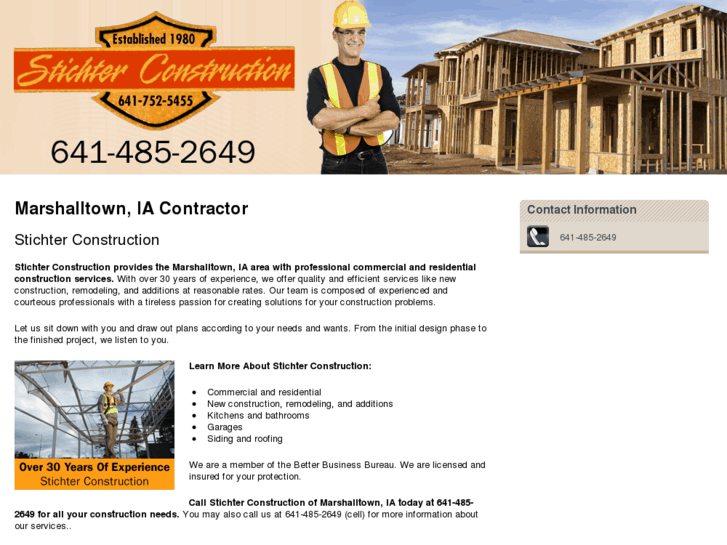 www.stichterconstruction.net