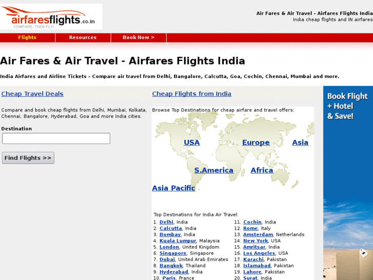 www.airfaresflights.co.in