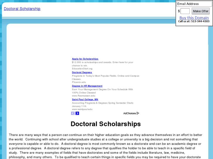 www.doctoralscholarship.com