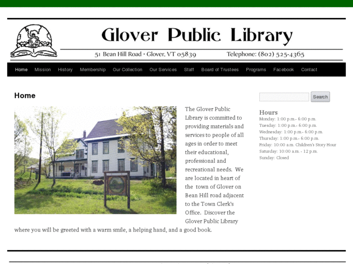www.gloverlibrary.org
