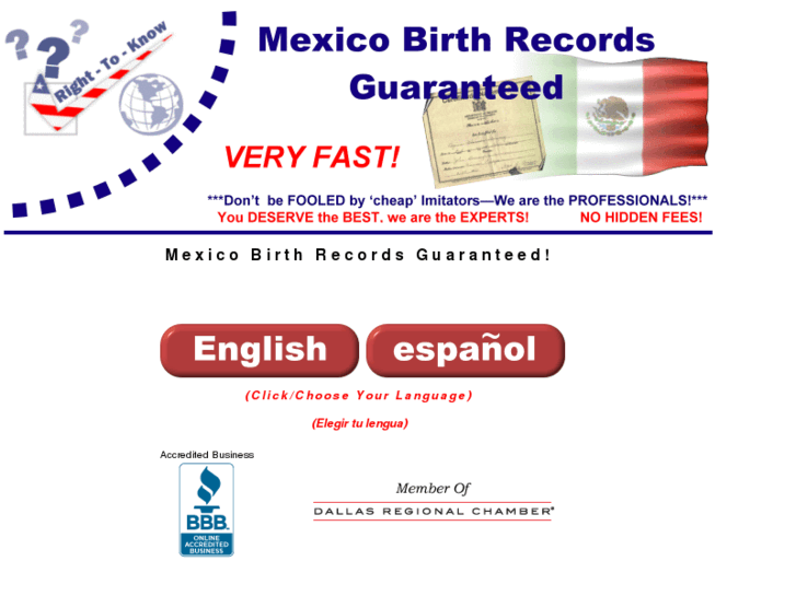 www.mexicobirthrecordsguaranteed.com