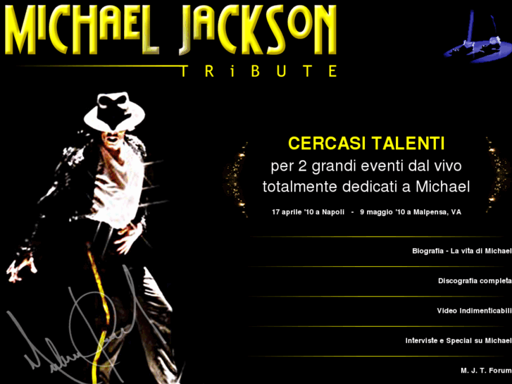 www.michaeljacksontribute.it