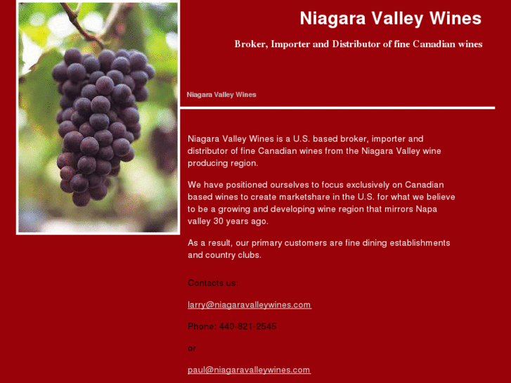 www.niagaravalleywines.com