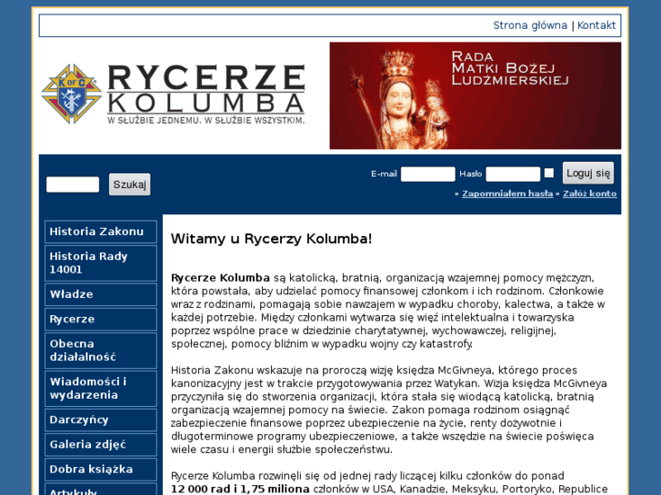 www.rycerzekolumba.pl