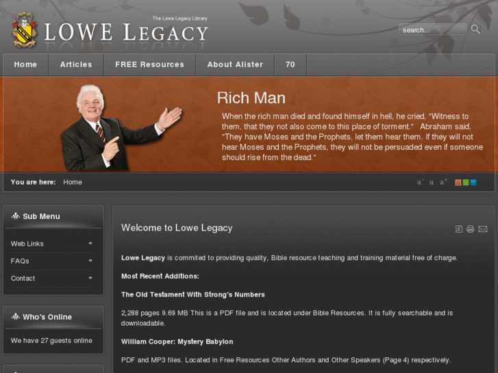 www.lowelegacy.com