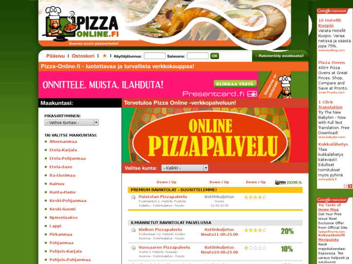 www.pizzapalvelu.com