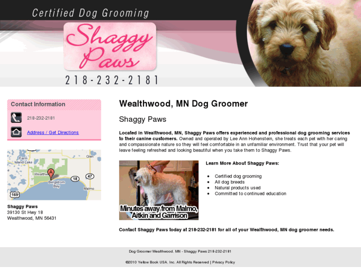 www.shaggypawsdoggrooming.com