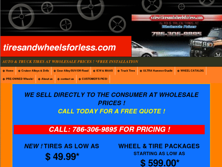 www.tiresandwheelsforless.com