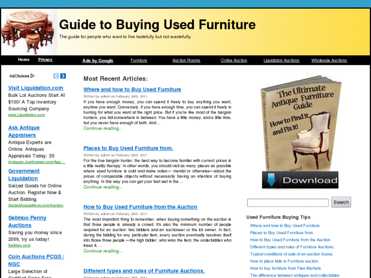 www.usedfurnitureguide.org