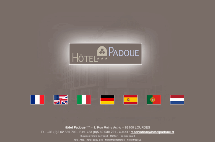 www.hotelpadoue.fr